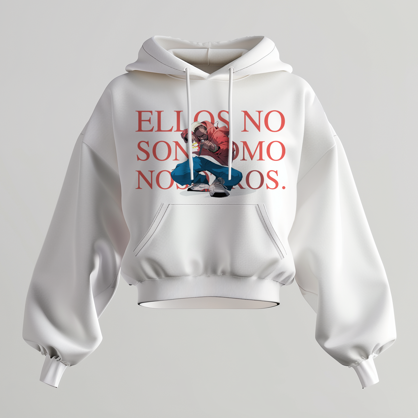 The New Sneakerhead Cropped Hoodie para Mujer - No Son Como Nosotros.
