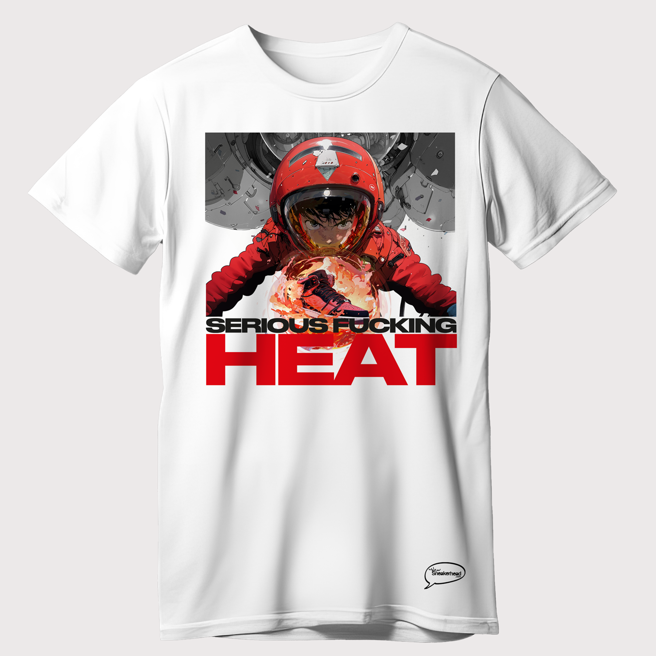 New Sneakerhead T-shirt - Serious Fucking Heat. (Oversized)