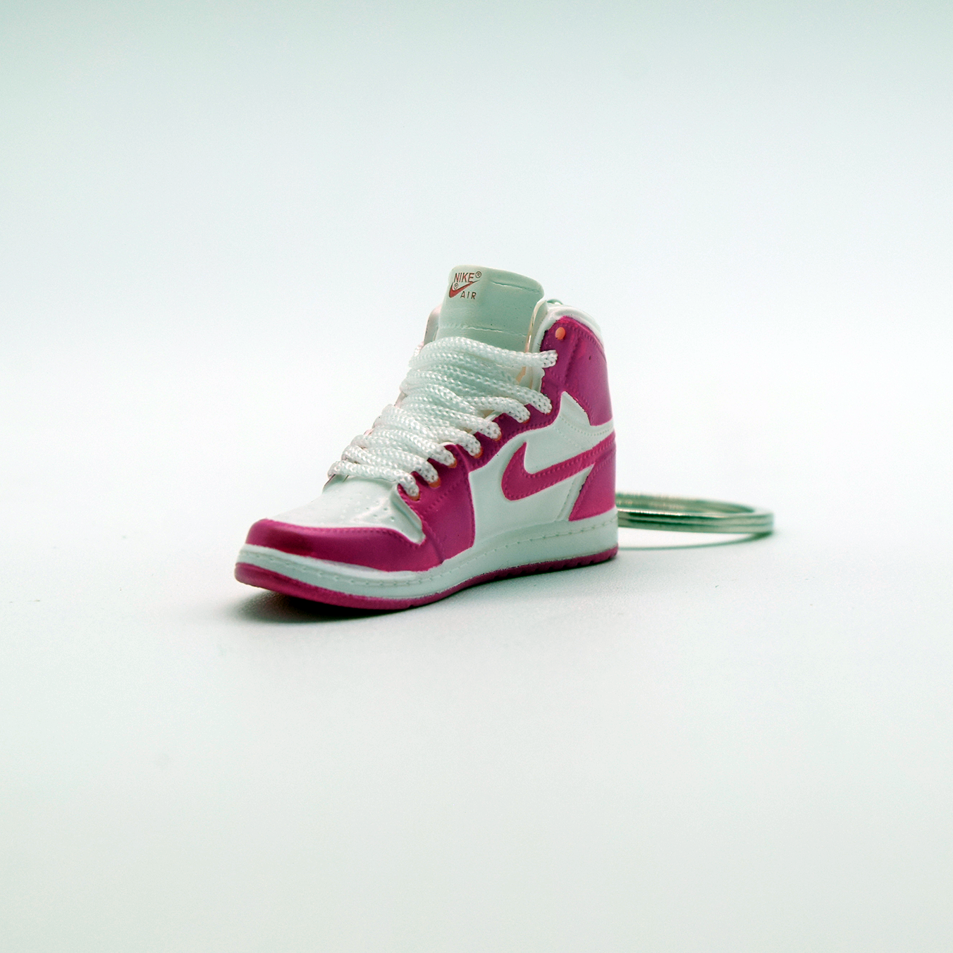 New Sneakerhead AJ1 Pink & White- Keychain.
